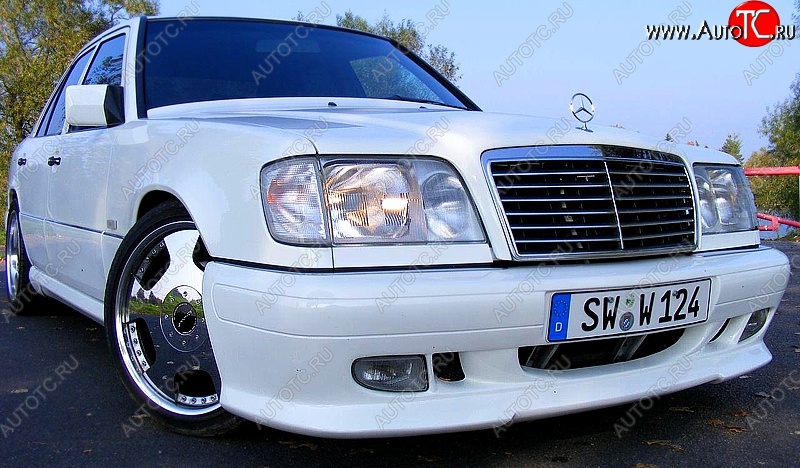 10 599 р. Передний бампер WALD Mercedes-Benz E-Class W124 седан дорестайлинг (1984-1993) (Неокрашенный)  с доставкой в г. Екатеринбург