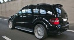 8 449 р. Накладки на колёсные арки CT Mercedes-Benz ML class W164 дорестайлинг (2005-2008) (Неокрашенные)  с доставкой в г. Екатеринбург. Увеличить фотографию 5