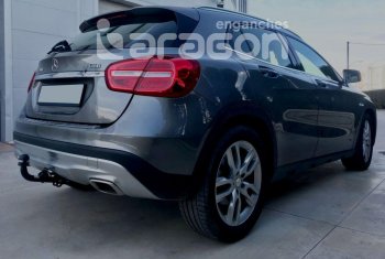 22 699 р. Фаркоп Aragon.(шар V) Mercedes-Benz GLA X156 дорестайлинг (2013-2017)  с доставкой в г. Екатеринбург. Увеличить фотографию 7