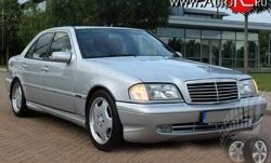 11 399 р. Передний бампер AMG Mercedes-Benz C-Class W202 дорестайлинг седан (1993-1997) (Неокрашенный)  с доставкой в г. Екатеринбург. Увеличить фотографию 2