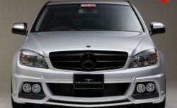 19 949 р. Передний бампер WALD Mercedes-Benz C-Class W204 дорестайлинг седан (2007-2011) (Неокрашенный)  с доставкой в г. Екатеринбург. Увеличить фотографию 2