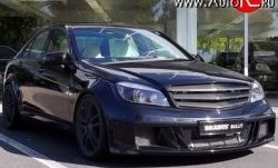 8 149 р. Радиаторная решётка Brabus Bullit Mercedes-Benz C-Class W204 дорестайлинг седан (2007-2011) (Неокрашенная)  с доставкой в г. Екатеринбург. Увеличить фотографию 3