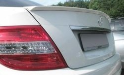 4 499 р. Лип спойлер AMG Style Mercedes-Benz C-Class W204 дорестайлинг седан (2007-2011) (Неокрашенный)  с доставкой в г. Екатеринбург. Увеличить фотографию 4