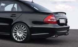 11 399 р. Накладка Carlsson на задний бампер  Mercedes-Benz E-Class  W211 (2002-2009) дорестайлинг седан, рестайлинг седан (Неокрашенная)  с доставкой в г. Екатеринбург. Увеличить фотографию 5