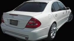 5 309 р. Лип спойлер Lorinzer Mercedes-Benz E-Class W211 дорестайлинг седан (2002-2006) (Неокрашенный)  с доставкой в г. Екатеринбург. Увеличить фотографию 2