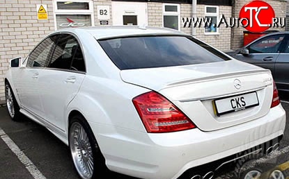 5 099 р. Козырёк на заднее стекло AMG Mercedes-Benz S class W221 (2006-2013) (Неокрашенный)  с доставкой в г. Екатеринбург