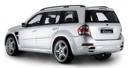 22 499 р. Пластиковые пороги Lorinser Mercedes-Benz GL class X164 рестайлинг (2009-2012) (Неокрашенные)  с доставкой в г. Екатеринбург. Увеличить фотографию 3