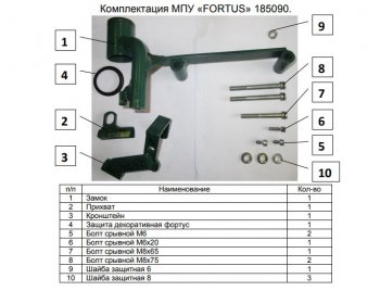 11 749 р. Замок КПП FORTUS (AT+) Mitsubishi Eclipse Cross GK дорестайлинг (2017-2021)  с доставкой в г. Екатеринбург. Увеличить фотографию 3