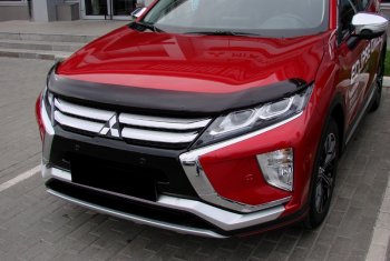 2 799 р. Дефлектор капота SIM  Mitsubishi Eclipse Cross  GK (2017-2024)  с доставкой в г. Екатеринбург. Увеличить фотографию 1