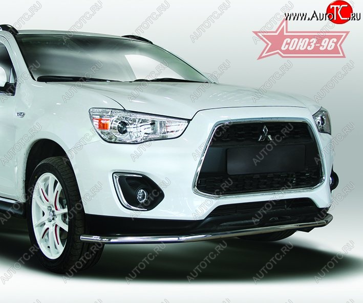 8 459 р. Защита переднего бампера (d42) Souz-96 Mitsubishi ASX 1-ый рестайлинг (2013-2016)  с доставкой в г. Екатеринбург