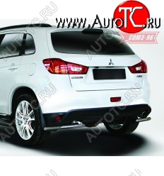 7 109 р. Защита заднего бампера уголки d42 Souz-96 Mitsubishi ASX 1-ый рестайлинг (2013-2016)  с доставкой в г. Екатеринбург