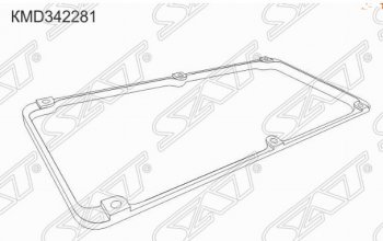 Прокладка клапанной крышки SAT (4G13, 4G15 00-, CS1A / CS2A) Mitsubishi Lancer 9 1-ый рестайлинг седан (2003-2005)