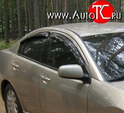 999 р. Комплект дефлекторов окон (ветровиков) 4 шт. (седан) Russtal Mitsubishi Galant (2004-2012)  с доставкой в г. Екатеринбург