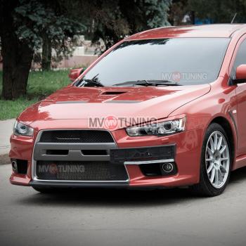 1 149 р. Реснички на фары  Mitsubishi Lancer  10 (2007-2017) седан дорестайлинг, хэтчбэк дорестайлинг, седан рестайлинг, хэтчбек 5 дв рестайлинг (Неокрашенные)  с доставкой в г. Екатеринбург. Увеличить фотографию 1