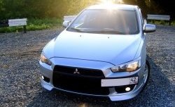 929 р. Подиум гос. номера EVO №1 Mitsubishi Lancer 10 хэтчбэк дорестайлинг (2007-2010) (Гладкий пластик)  с доставкой в г. Екатеринбург. Увеличить фотографию 5