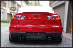 4 149 р. Лип спойлер DUCKBILL Mitsubishi Lancer 10 седан рестайлинг (2011-2017) (Неокрашенный)  с доставкой в г. Екатеринбург. Увеличить фотографию 3