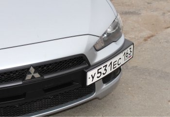 1 999 р. Воздуховоды радиатора в передний бампер Квадрат  Mitsubishi Lancer  10 (2007-2010) седан дорестайлинг, хэтчбэк дорестайлинг (Неокрашенные)  с доставкой в г. Екатеринбург. Увеличить фотографию 2