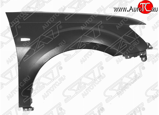 5 999 р. Правое переднее крыло SAT (с отв. под повторитель)  Mitsubishi Outlander  XL (2005-2009) (CW)  дорестайлинг (Неокрашенное)  с доставкой в г. Екатеринбург