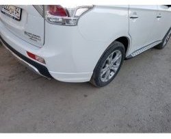 4 799 р. Боковые накладки на задний бампер BROOMER Design  Mitsubishi Outlander  GF (2012-2014) дорестайлинг (Неокрашенная)  с доставкой в г. Екатеринбург. Увеличить фотографию 4