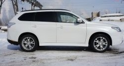 6 199 р. Пороги накладки Broomer Design  Mitsubishi Outlander  GF (2012-2014) дорестайлинг (Неокрашенные)  с доставкой в г. Екатеринбург. Увеличить фотографию 2