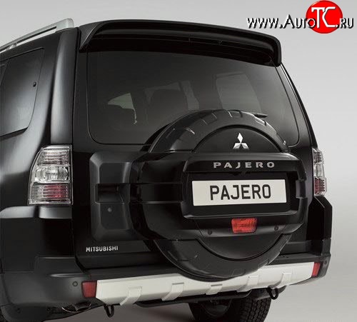 3 399 р. Чехол (кожух) запасного колеса Стандартный Mitsubishi Pajero 4 V90 дорестайлинг (2006-2011) (Неокрашенный)  с доставкой в г. Екатеринбург