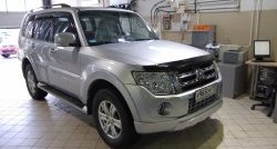 10 499 р. Накладка переднего бампера GT Dynamics Mitsubishi Pajero 4 V80 дорестайлинг (2006-2011) (Дорестайлинг, Неокрашенная)  с доставкой в г. Екатеринбург. Увеличить фотографию 4