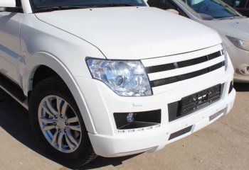 32 999 р. Бампер передний Broomer Design Mitsubishi Pajero 4 V90 дорестайлинг (2006-2011) (Неокрашенный)  с доставкой в г. Екатеринбург. Увеличить фотографию 2