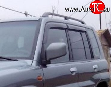 999 р. Комплект дефлекторов окон (ветровиков) 4 шт. (5 дверей) Russtal Mitsubishi Pajero iO (1998-2007)  с доставкой в г. Екатеринбург