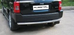 12 349 р. Защита заднего бампера (Ø76 мм, нержавейка) Russtal Jeep Liberty KJ дорестайлинг (2001-2004)  с доставкой в г. Екатеринбург. Увеличить фотографию 3