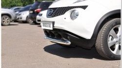 15 799 р. Одинарная защита переднего бампера SLITKOFF диаметром 63 мм Nissan Juke 1 YF15 дорестайлинг (2010-2014)  с доставкой в г. Екатеринбург. Увеличить фотографию 5