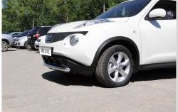 15 799 р. Одинарная защита переднего бампера SLITKOFF диаметром 63 мм Nissan Juke 1 YF15 дорестайлинг (2010-2014)  с доставкой в г. Екатеринбург. Увеличить фотографию 6