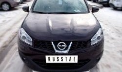 14 449 р. Одинарная защита переднего бампера Russtal диаметром 63 мм Nissan Qashqai 1 J10 рестайлинг (2010-2013)  с доставкой в г. Екатеринбург. Увеличить фотографию 2