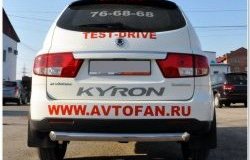 14 999 р. Защита заднего бампера (Ø76 мм, нержавейка) Russtal SSANGYONG Kyron дорестайлинг (2005-2007)  с доставкой в г. Екатеринбург. Увеличить фотографию 1