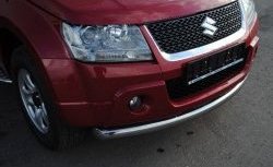 13 999 р. Одинарная защита переднего бампера SLITKOFF Suzuki Grand Vitara JT 5 дверей дорестайлинг (2005-2008)  с доставкой в г. Екатеринбург. Увеличить фотографию 3