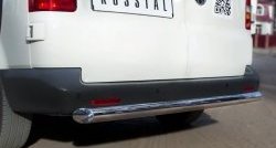 14 949 р. Защита заднего бампера (Ø63 мм, нержавейка) Russtal Volkswagen Transporter T5 дорестайлинг (2003-2009)  с доставкой в г. Екатеринбург. Увеличить фотографию 2