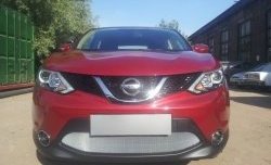 1 539 р. Сетка на бампер Russtal (хром)  Nissan Qashqai  2 (2017-2022) J11 рестайлинг  с доставкой в г. Екатеринбург. Увеличить фотографию 3