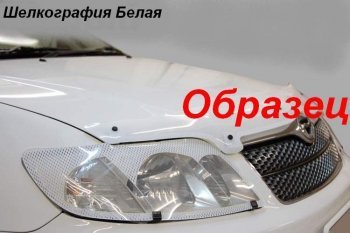 2 199 р. Дефлектора окон CA-Plastic  Nissan AD  Y11 (1999-2008) (Шелкография белая, Без хром.молдинга)  с доставкой в г. Екатеринбург. Увеличить фотографию 3