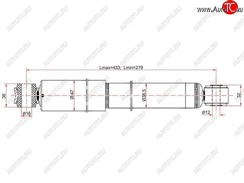 1 569 р. Амортизатор задний LH=RH SAT Nissan Expert дорестайлинг (1998-2002)  с доставкой в г. Екатеринбург