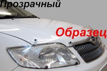 1 839 р. Дефлектор капота CA-Plastiс  Nissan AD  Y12 (2006-2016) дорестайлинг (Classic прозрачный, Без надписи)  с доставкой в г. Екатеринбург. Увеличить фотографию 2