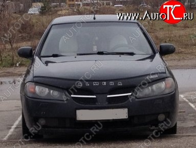 999 р. Дефлектор капота Russtal Nissan Almera N16 седан дорестайлинг (2000-2003)  с доставкой в г. Екатеринбург