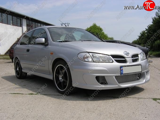 24 999 р. Передний бампер Rieger Nissan Almera N16 седан дорестайлинг (2000-2003)  с доставкой в г. Екатеринбург