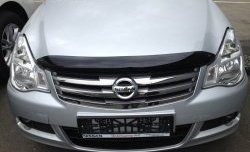 2 799 р. Дефлектор капота NovLine-Autofamily Nissan Almera G15 седан (2012-2019)  с доставкой в г. Екатеринбург. Увеличить фотографию 1