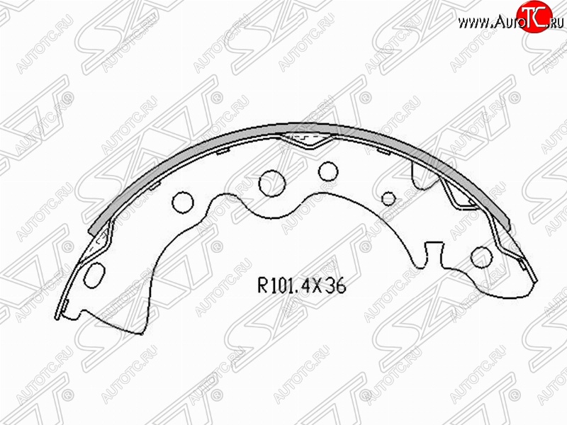 1 199 р. Колодки тормозные задние EURO SAT  Nissan Almera Classic  седан (2006-2013) B10  с доставкой в г. Екатеринбург