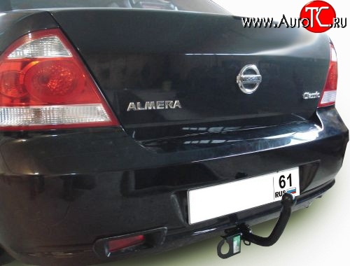 29 599 р. Фаркоп Лидер Плюс Nissan Almera Classic седан B10 (2006-2013) (Без электропакета)  с доставкой в г. Екатеринбург