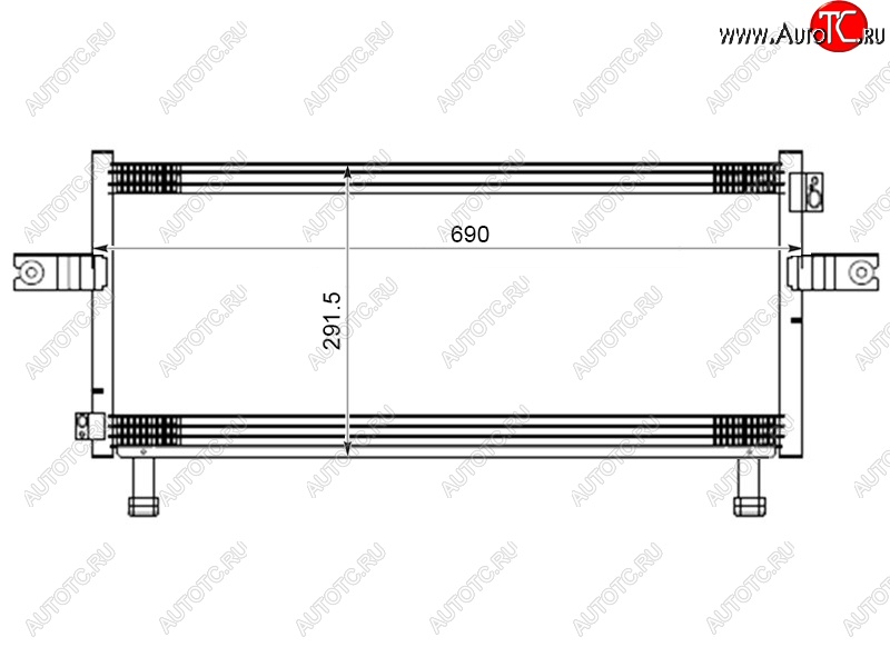 5 499 р. Радиатор кондиционера SAT  Nissan Avenir - Expert  с доставкой в г. Екатеринбург