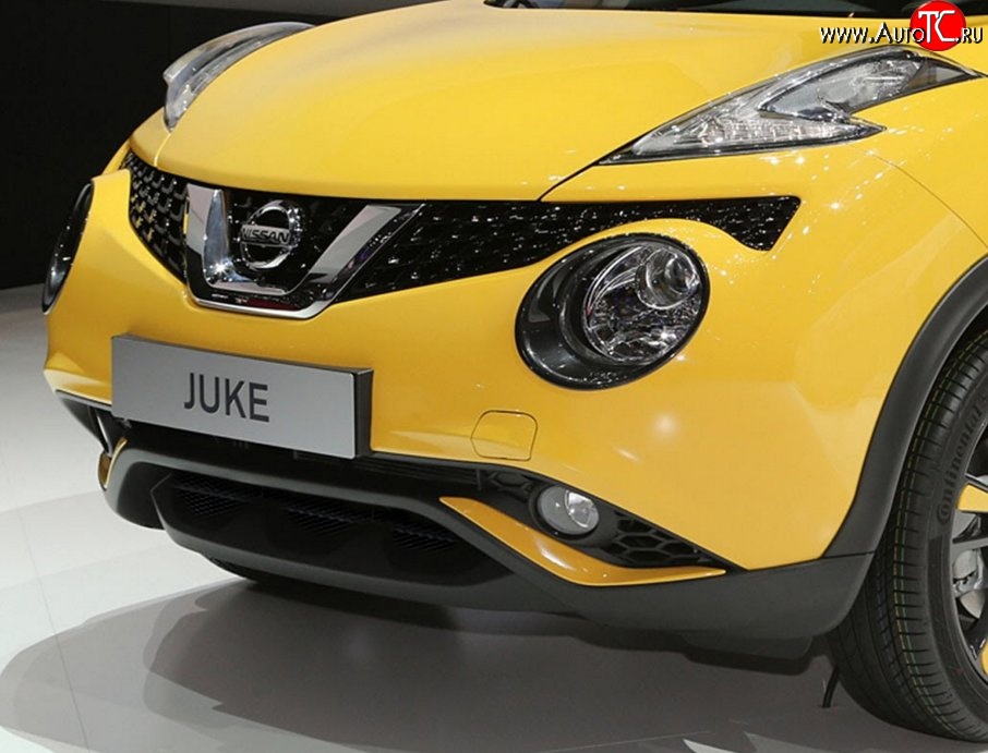 2 294 р. Сетка на бампер (рестайлинг) Novline Nissan Juke 1 YF15 дорестайлинг (2010-2014)  с доставкой в г. Екатеринбург