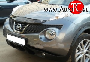 2 799 р. Дефлектор капота NovLine Nissan Juke 1 YF15 дорестайлинг (2010-2014)  с доставкой в г. Екатеринбург