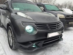 10 199 р. Решетка радиатора KENSTYLE Nissan Juke 1 YF15 дорестайлинг (2010-2014) (Неокрашенная)  с доставкой в г. Екатеринбург. Увеличить фотографию 2