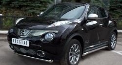 15 799 р. Одинарная защита переднего бампера SLITKOFF диаметром 63 мм (4x4) Nissan Juke 1 YF15 дорестайлинг (2010-2014)  с доставкой в г. Екатеринбург. Увеличить фотографию 4