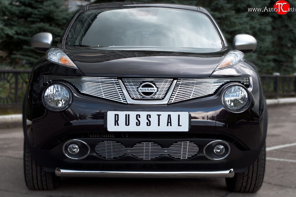 15 799 р. Одинарная защита переднего бампера SLITKOFF диаметром 63 мм (4x4) Nissan Juke 1 YF15 дорестайлинг (2010-2014)  с доставкой в г. Екатеринбург